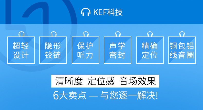KEF M400 HiFi头戴耳机